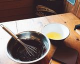 真っ黒❤️ココアシフォンケーキ♪作り方1写真