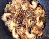 簡単リメイク♪天ぷらの甘辛玉子とじ丼作り方2写真