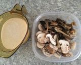 ケールとキノコのたっぷりグラタン♪作り方1写真
