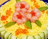 誕生日やひな祭りに♪ちらし寿司ケーキ作り方7写真