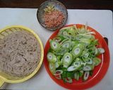 あたた生だしでネギ香るヘルシー焼きそば作り方1写真