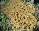 あたた生だしでネギ香るヘルシー焼きそば作り方3写真