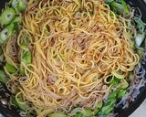 あたた生だしでネギ香るヘルシー焼きそば作り方4写真