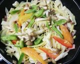 冷凍豆腐とベーコン野菜炒め作り方4写真