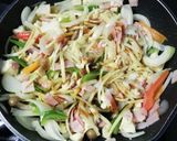 冷凍豆腐とベーコン野菜炒め作り方5写真