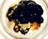 簡単和スイーツ 黒豆きな粉ヨーグルト作り方1写真