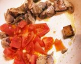 薔薇咲くトマトチキンパスタ作り方7写真