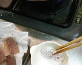アジ揚げ・カレーマヨソース添え作り方3写真