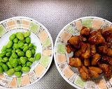 照り焼きチキンと枝豆のパン作り方1写真