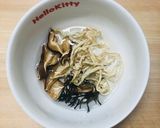 練り胡麻ドレの乾物サラダボウル作り方1写真