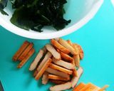 保育園の給食　＊わかめの含め煮＊作り方1写真