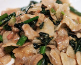 豚肉とほうれん草の味噌ダレ炒め作り方7写真