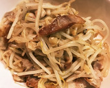 桃屋の穂先メンマで豚肉ともやし炒め作り方4写真