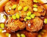 ヘルシー!和風あんかけ豆腐ハンバーグ。作り方9写真