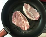 とんかつ用豚ロースで作るトンテキ作り方3写真