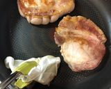 とんかつ用豚ロースで作るトンテキ作り方4写真
