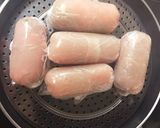 ささ身ロール蒸し作り方6写真