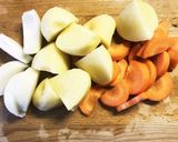 炊飯器で簡単！肉じゃが作り方1写真