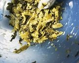 チーズ高菜のはんぺん挟み焼き作り方1写真