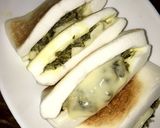 チーズ高菜のはんぺん挟み焼き作り方7写真