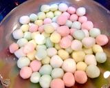 桜のお汁粉（⌒◇⌒）生麩 白玉 桜あん編作り方8写真