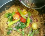鶏レバーでスパゲッティーボロネーゼ作り方12写真