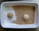 芝麻薯球☆さつま芋のゴマ揚げ団子作り方8写真