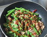 おとな向け☆挽き肉といんげんのピリ辛炒め作り方8写真