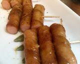 魚肉ソーセージ肉巻き作り方8写真