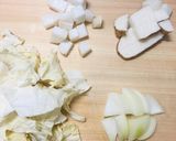 鮭×トマトピューレのスープサラダボウル作り方1写真