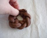 三つ編みリングチョコパン作り方10写真