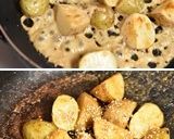 新じゃがの味噌マヨ煮っころがし作り方3写真