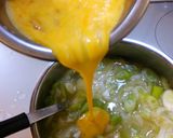 長ねぎ卵とじ味噌汁。作り方5写真