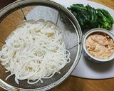 ほうれん草とツナのパスタ作り方1写真