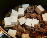 献立 麦とろと肉豆腐作り方3写真
