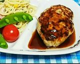 ポークハンバーグステーキ☆ガッツだぜ！作り方17写真