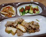 豚肉と厚揚げニンニクオイスターソース炒め作り方9写真