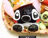 スティッチ＆スクランプこどもの日キャラ弁作り方1写真