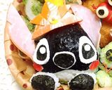 スティッチ＆スクランプこどもの日キャラ弁作り方3写真