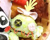 スティッチ＆スクランプこどもの日キャラ弁作り方4写真