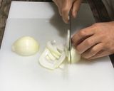 クレソンと玉ねぎのパスタ・バターソース♡作り方2写真