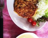十五穀米で、ご飯バーグ（味噌味）ランチ☆作り方4写真
