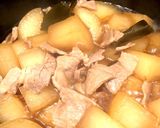 豚薄切り肉・豚こまで♪豚肉と大根の煮物作り方5写真