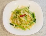 ねぎペペロンチーノ作り方3写真