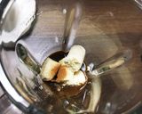 コーヒーとバナナのヨーグルト ジュース作り方1写真