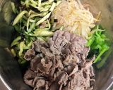 牛肉とたっぷり野菜のしゃぶしゃぶサラダ作り方5写真