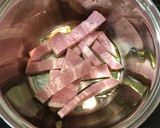 ベーコンと玉葱の汁物作り方4写真