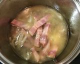 ベーコンと玉葱の汁物作り方7写真