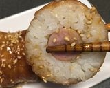 肉巻きおにぎり棒ロングソーセージ入り作り方16写真