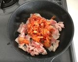 チーズ入り豚バラキムチ春巻き作り方2写真
